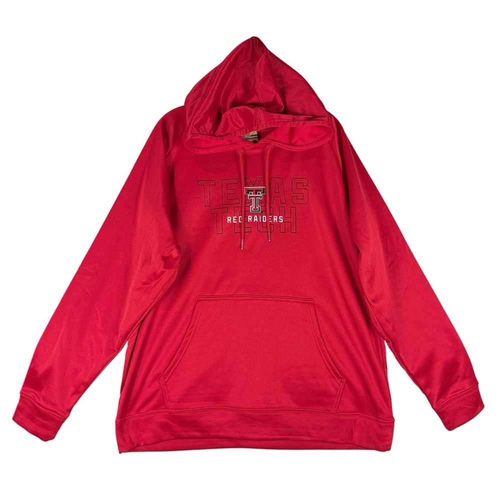 Rivalry Threads Texas Tech Red Raiders Mens Large Red Hoodie TAMVE4ITAR NWT